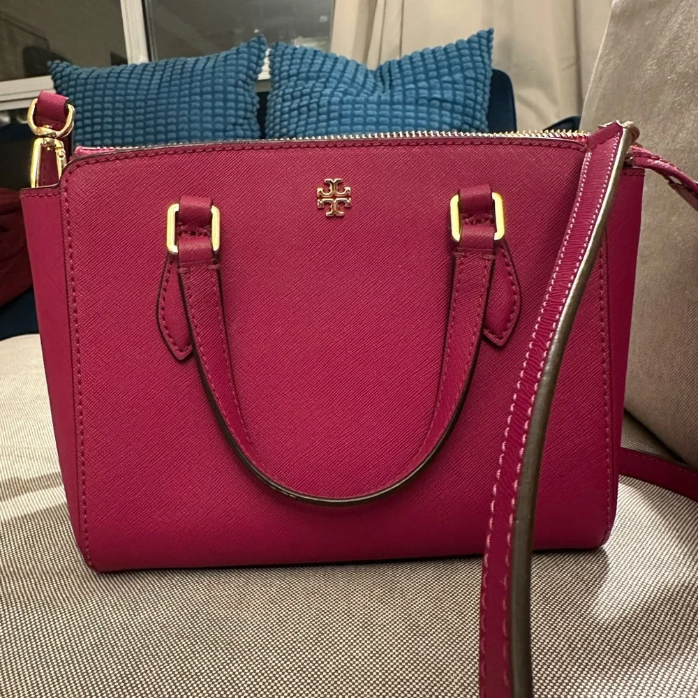 SOLD - Tory Burch Emerson Mini Top Zip Tote - Picture 1 of 8